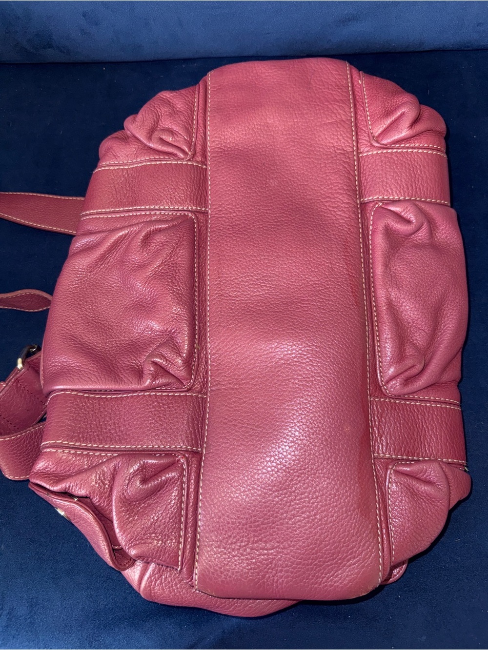 Sigrid Olsen Mauve Pink Pebbled Leather Shoulder Bag - Picture 10 of 10